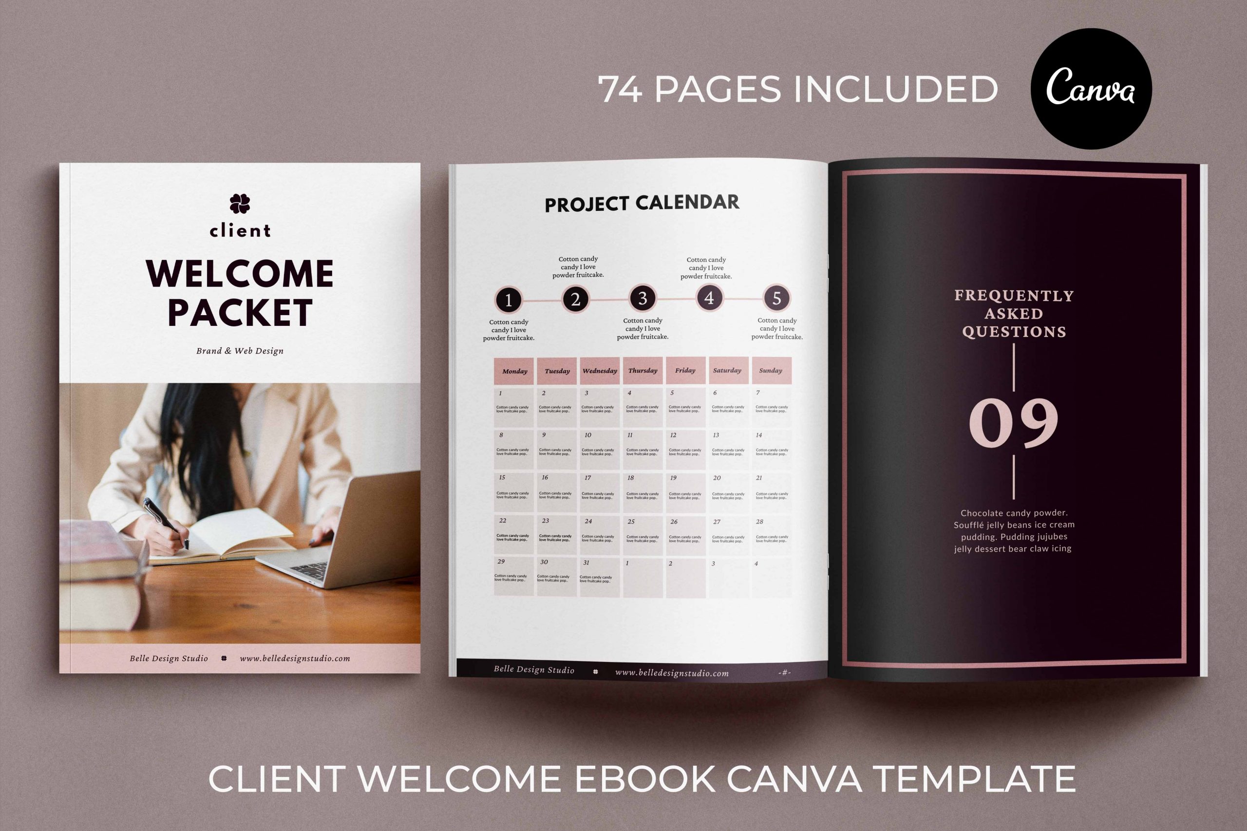 Belle Canva Client Welcome Packet